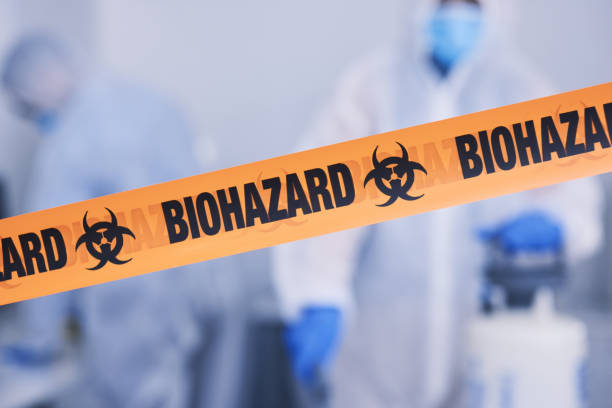 Professional Blood Cleanup technician working in Fairview, CA